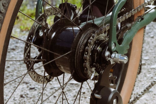 Brompton G Line with Roller Frame Traildust White