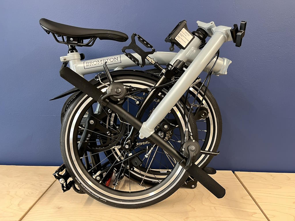 Brompton P Line Explore (12-speed) Low Lunar Ice