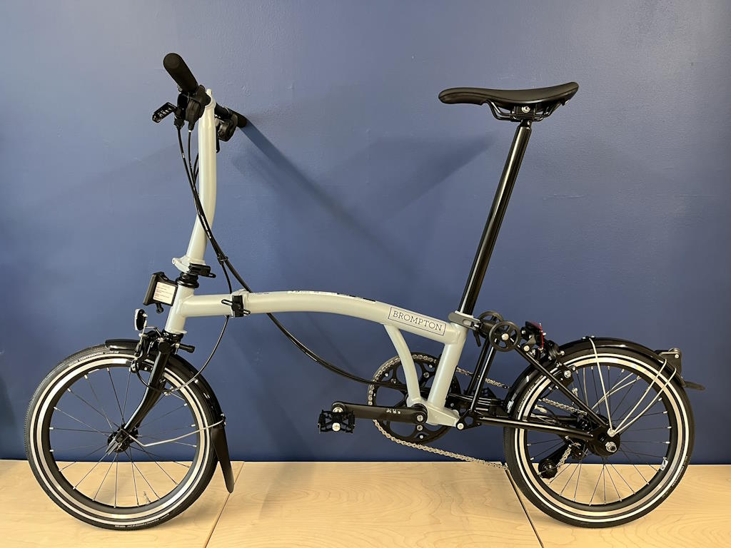 Brompton P Line Explore (12-speed) Low Lunar Ice