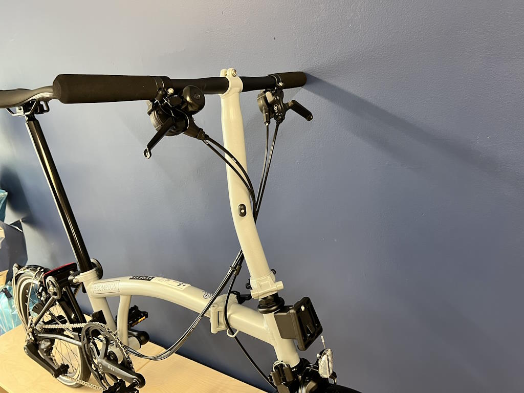 Brompton P Line Explore (12-speed) Low Lunar Ice