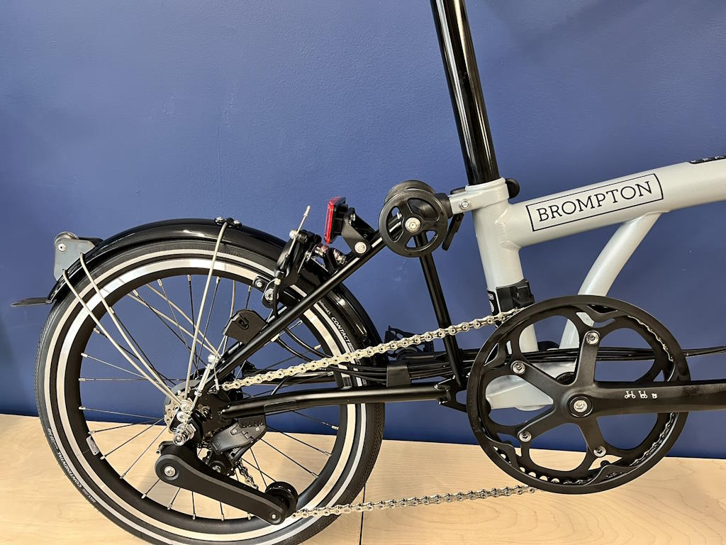 Brompton P Line Explore (12-speed) Low Lunar Ice