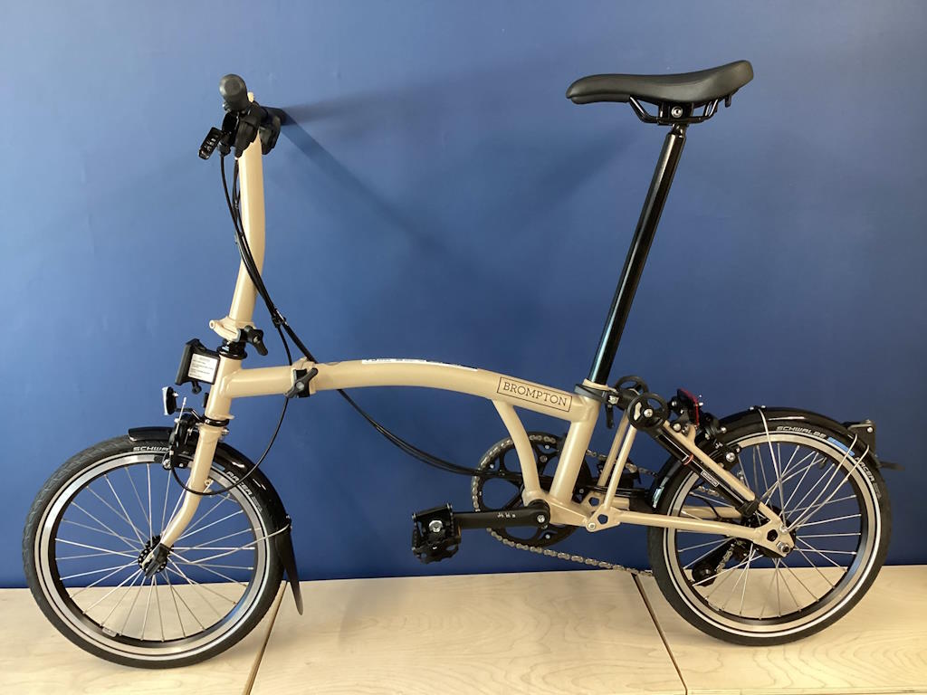 Brompton C Line Mk6 (12-speed) Low Dune Sand