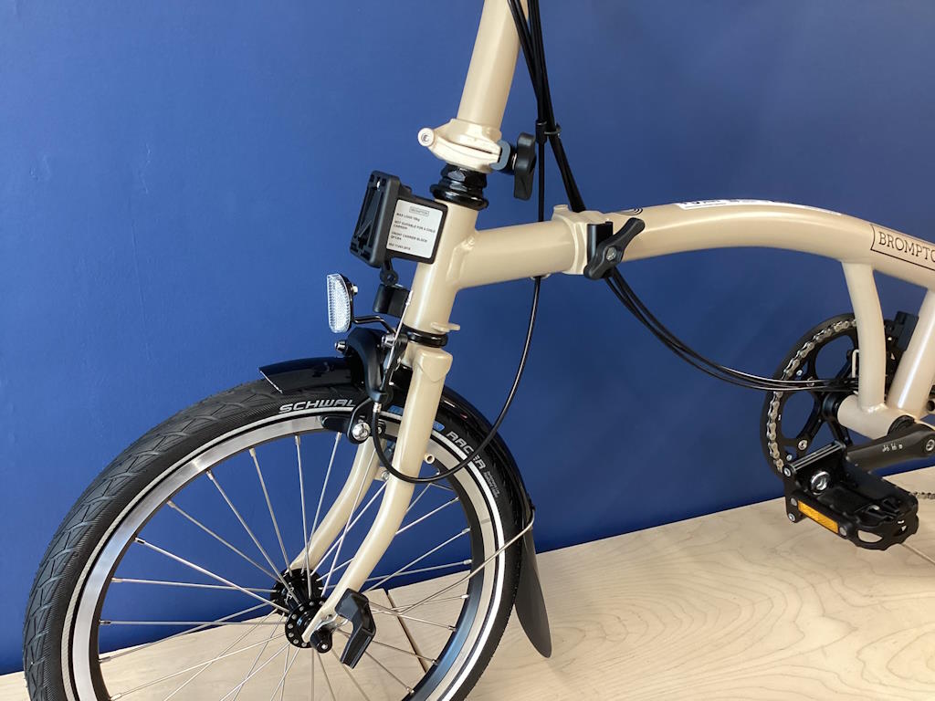 Brompton C Line Mk6 (12-speed) Low Dune Sand