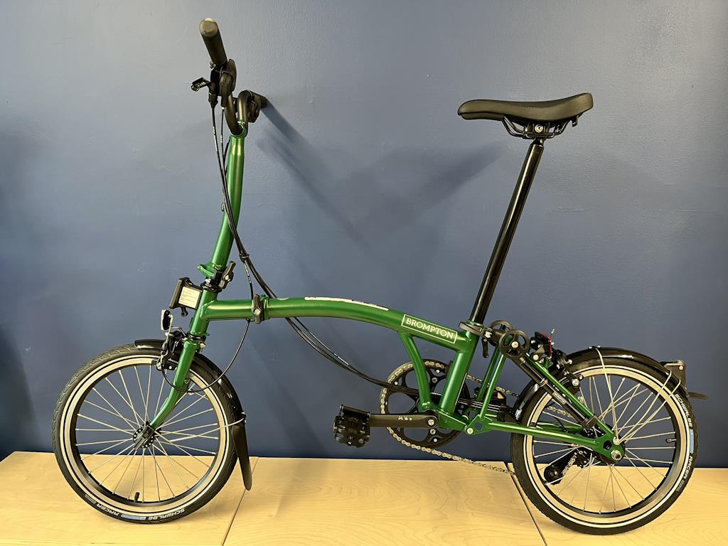 Brompton C Line Mk6 (12-speed) Mid Racing Green