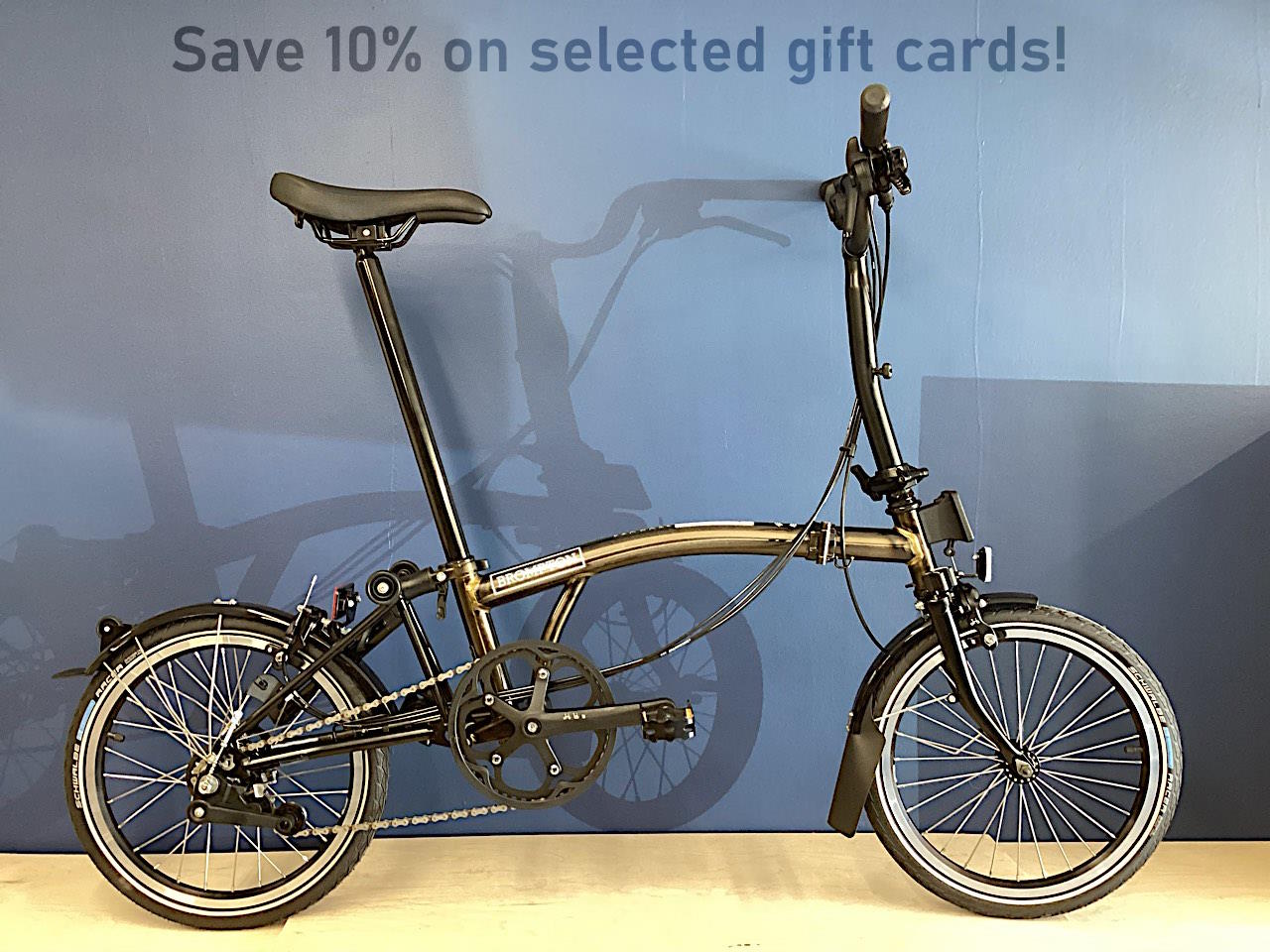 Brompton C Line Explore Mid Black Lacquer