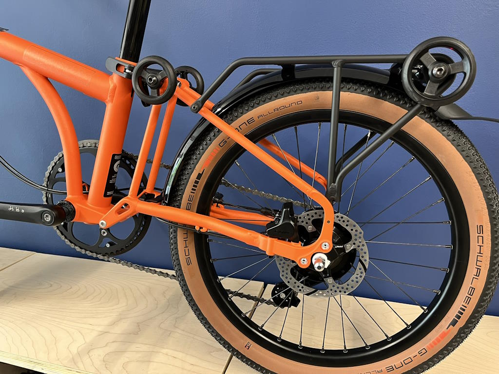 Brompton G Line with Roller Frame Adventure Orange