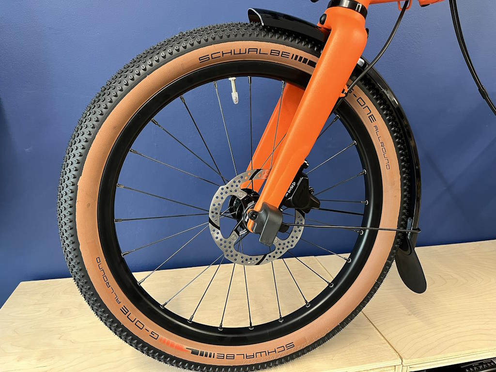 Brompton G Line with Roller Frame Adventure Orange