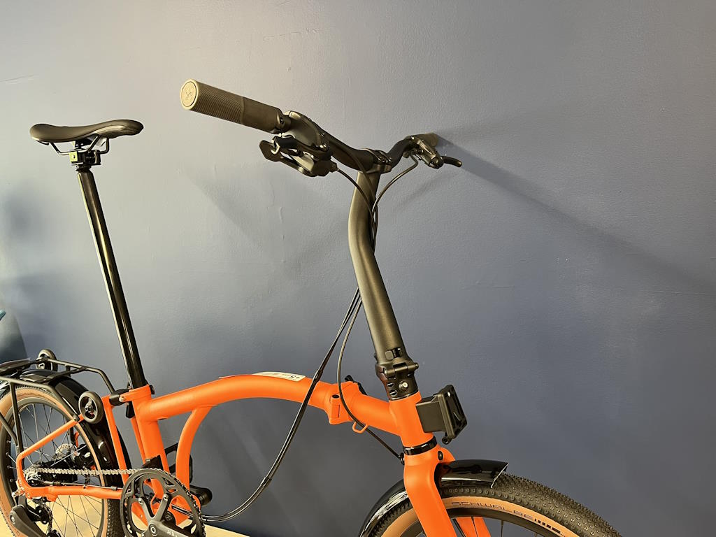 Brompton G Line with Roller Frame Adventure Orange
