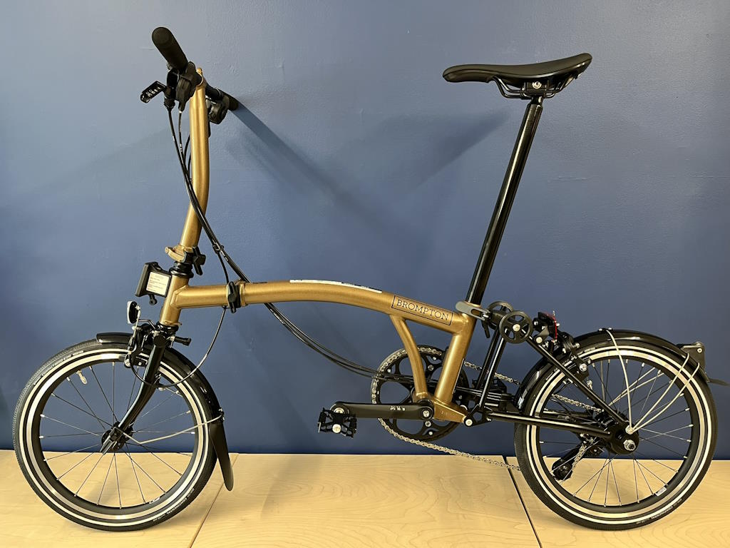 Brompton P Line Explore (12-speed) Low Bronze Sky