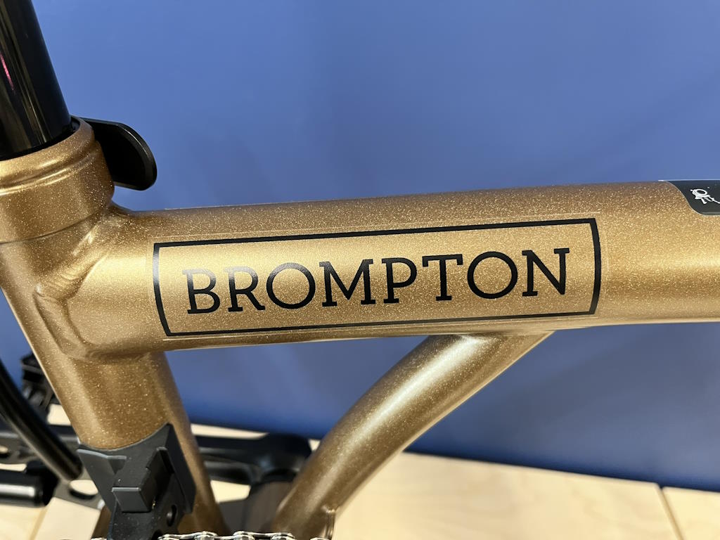 Brompton P Line Explore (12-speed) Low Bronze Sky
