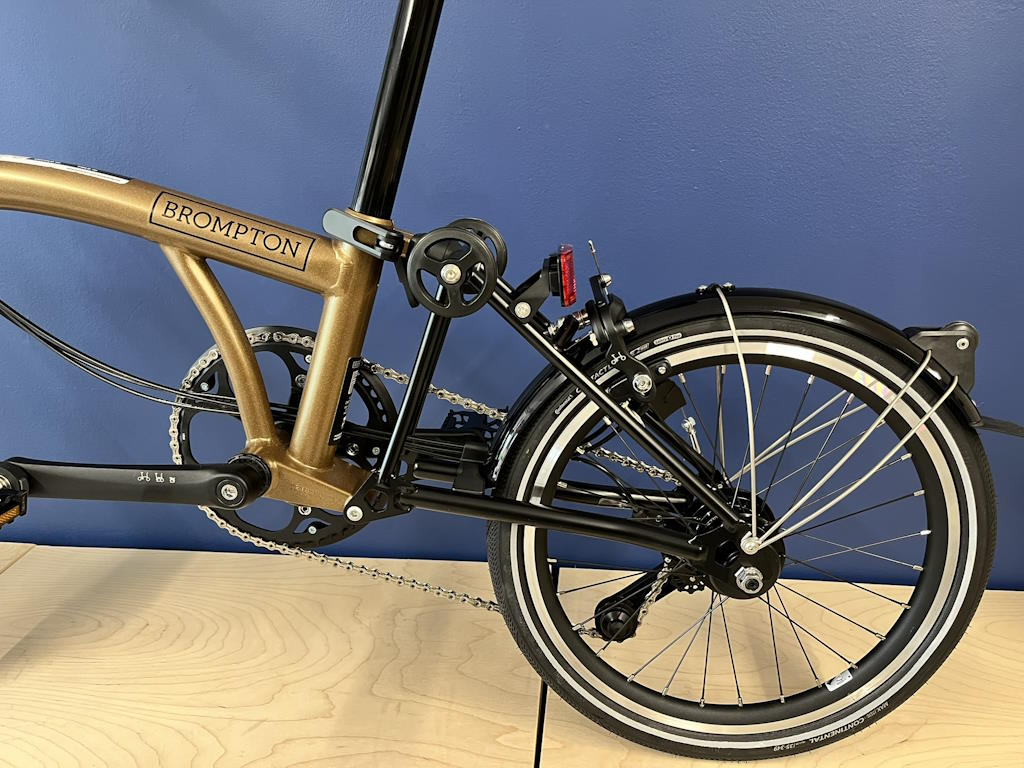 Brompton P Line Explore (12-speed) Low Bronze Sky