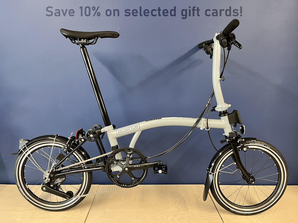 Brompton P Line Explore (12-speed) Low Lunar Ice