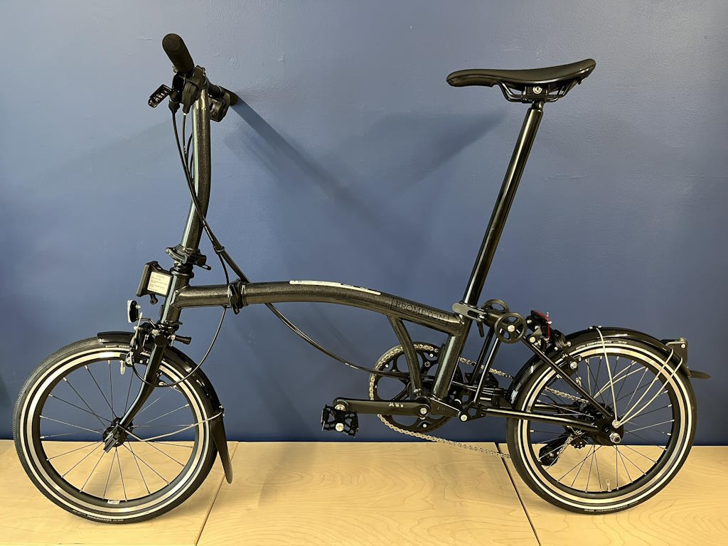 Brompton P Line Explore (12-speed) Low Midnight Black