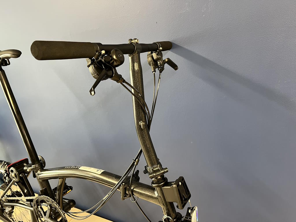 Brompton P Line Explore (12-speed) Low Midnight Black