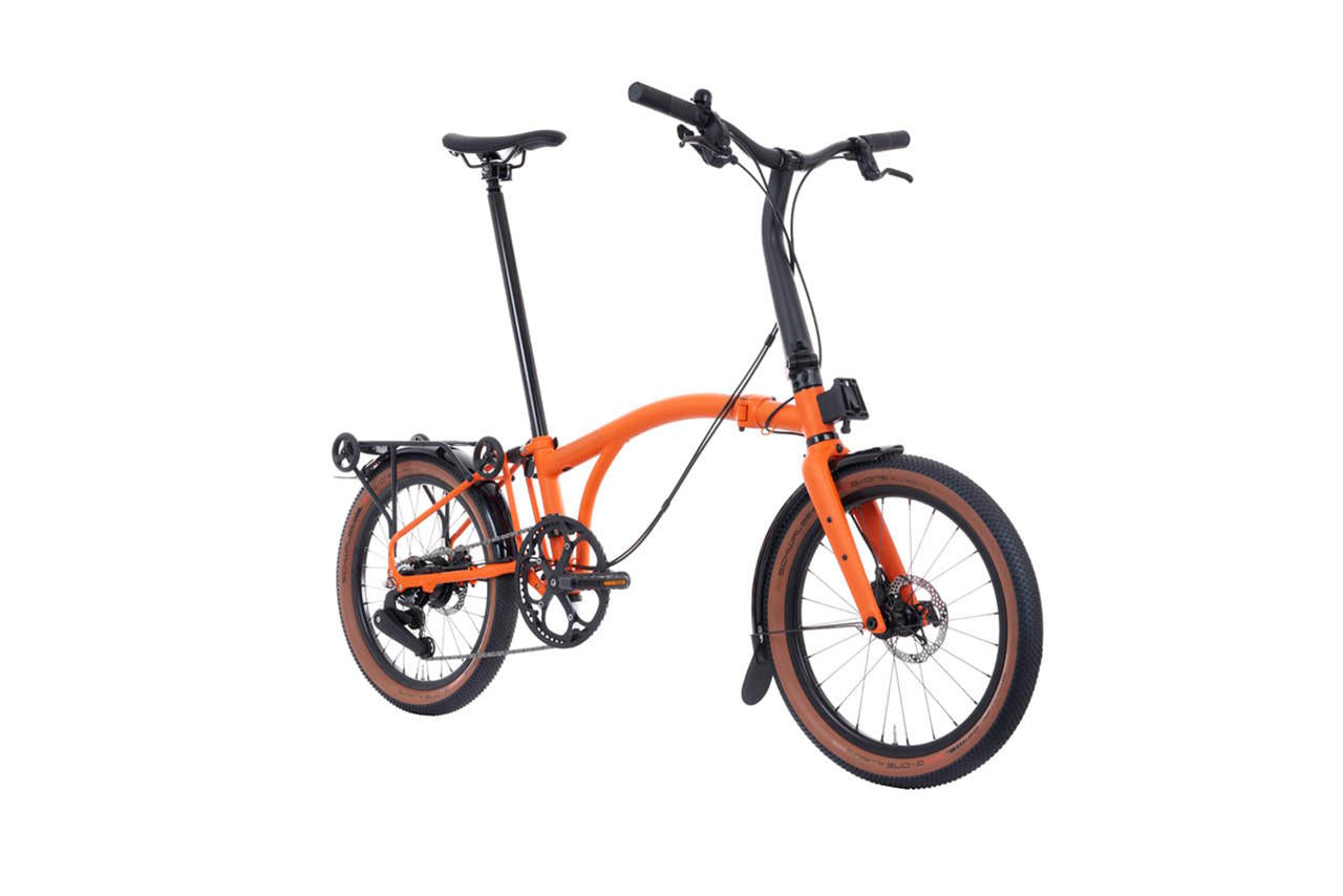 Brompton G Line with Roller Frame Adventure Orange