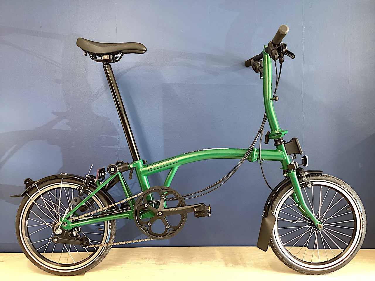 Brompton 2025 C Line Explore Low Racing Green