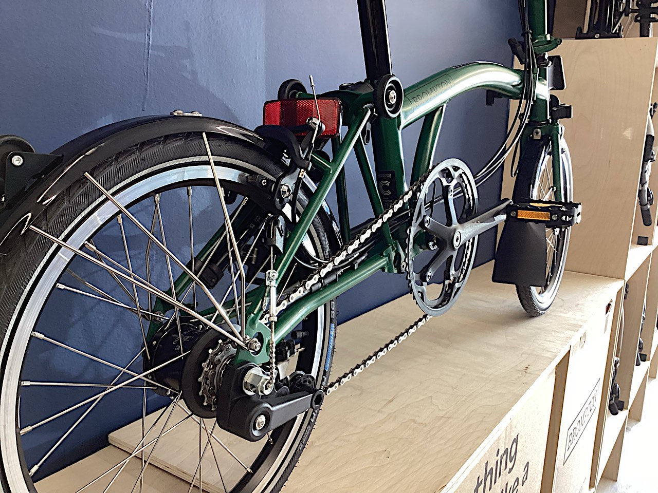 Brompton C Line Explore Low Racing Green