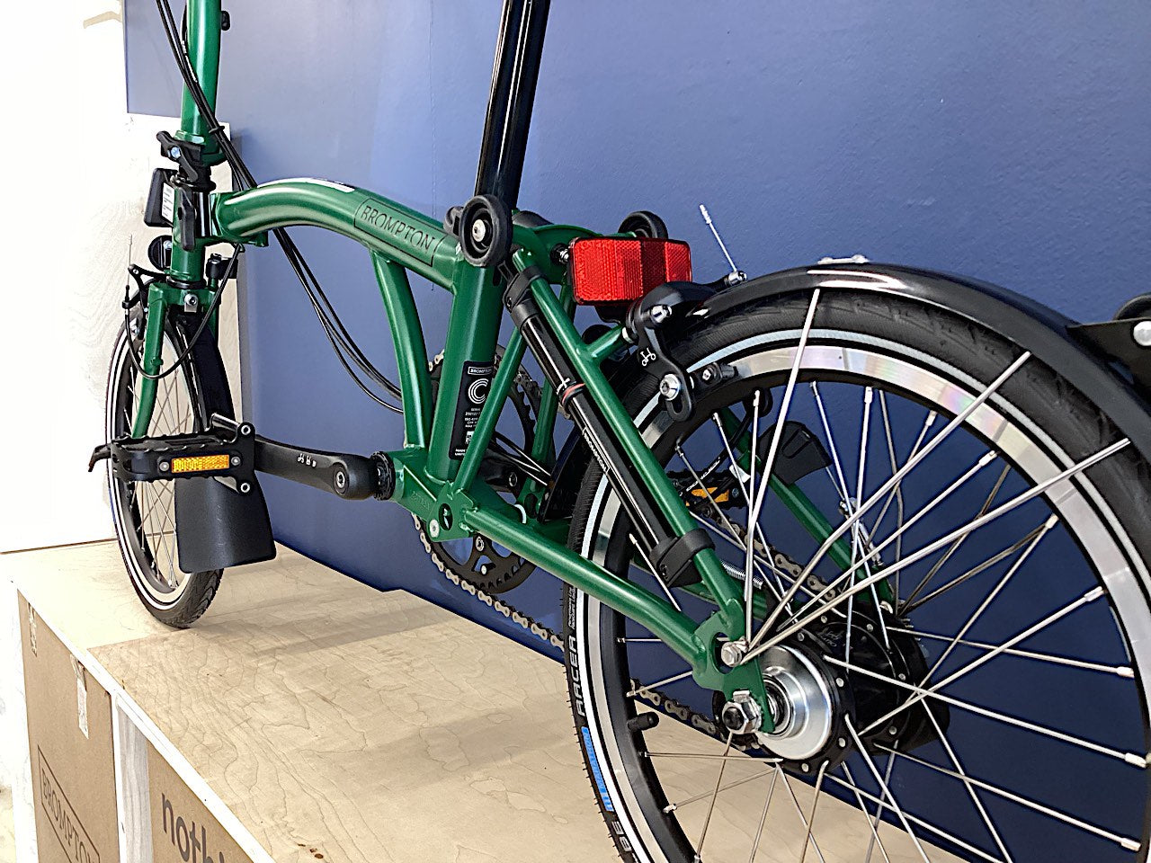 Brompton C Line Explore Low Racing Green