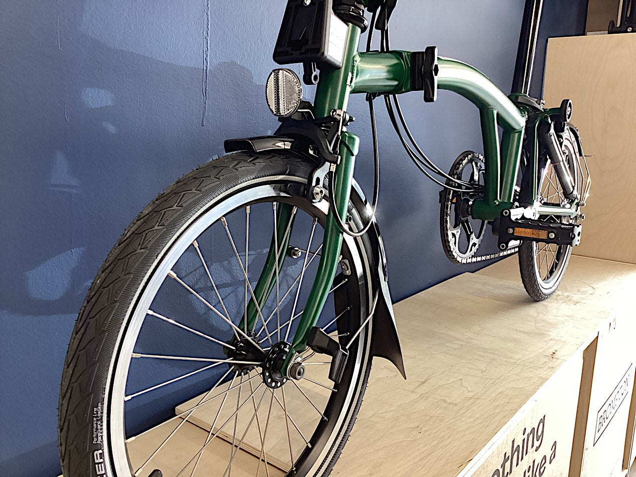 Brompton C Line Explore Low Racing Green