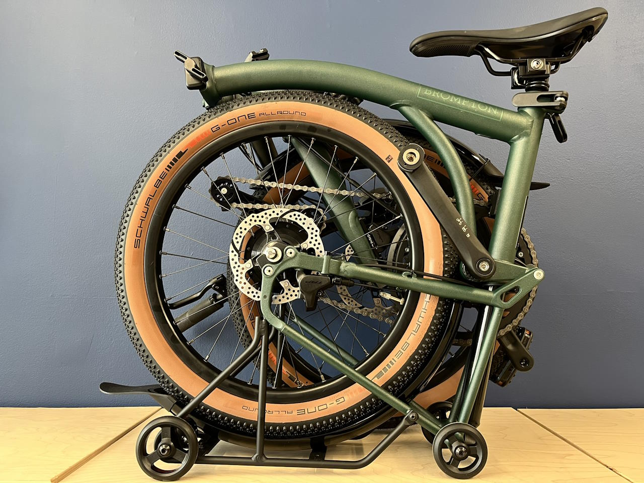 Brompton G Line with Roller Frame Forest Green