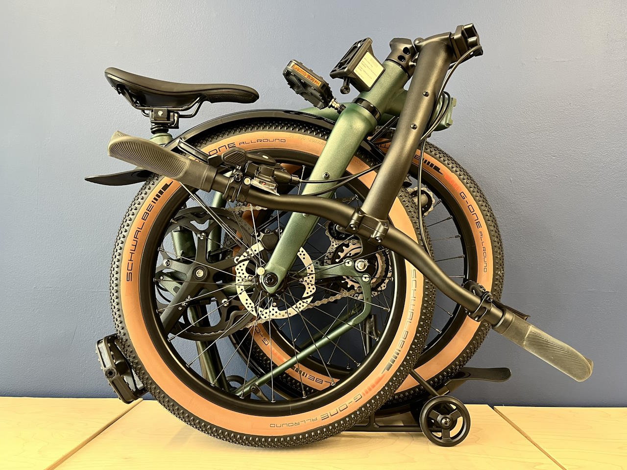 Brompton G Line with Roller Frame Forest Green