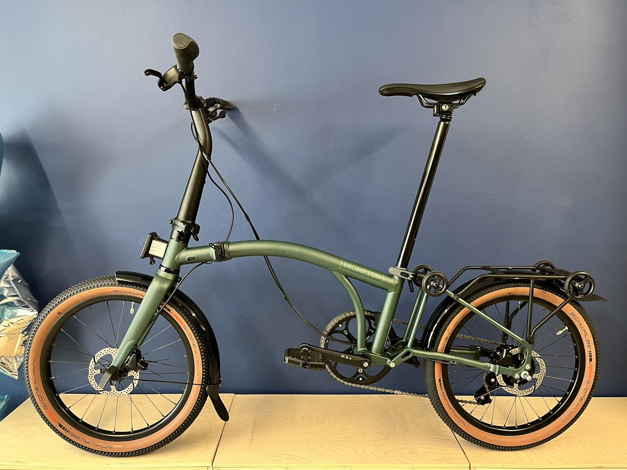Brompton G Line with Roller Frame Forest Green