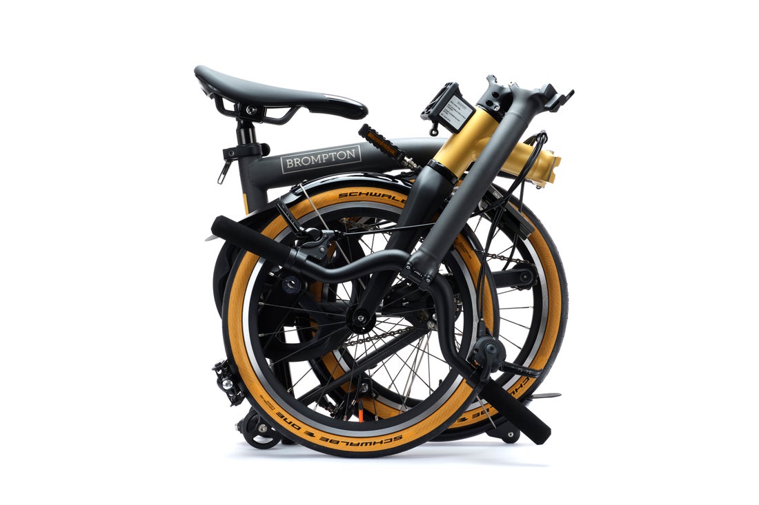 Brompton T Line Ceratech Black Gold 12-speed (Pre-order)