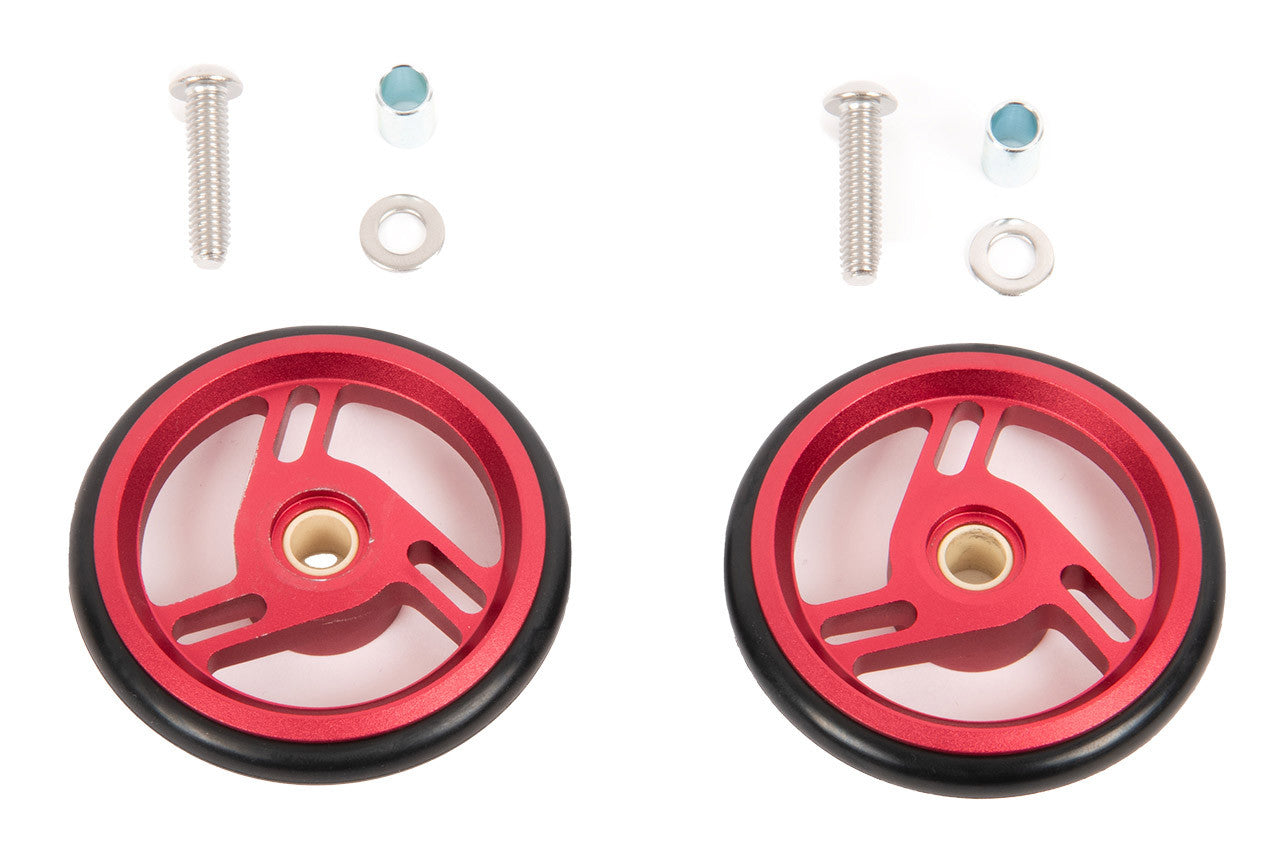 Brompton ColourLab Roller Wheel Pair - A, C, P, T Line - Red