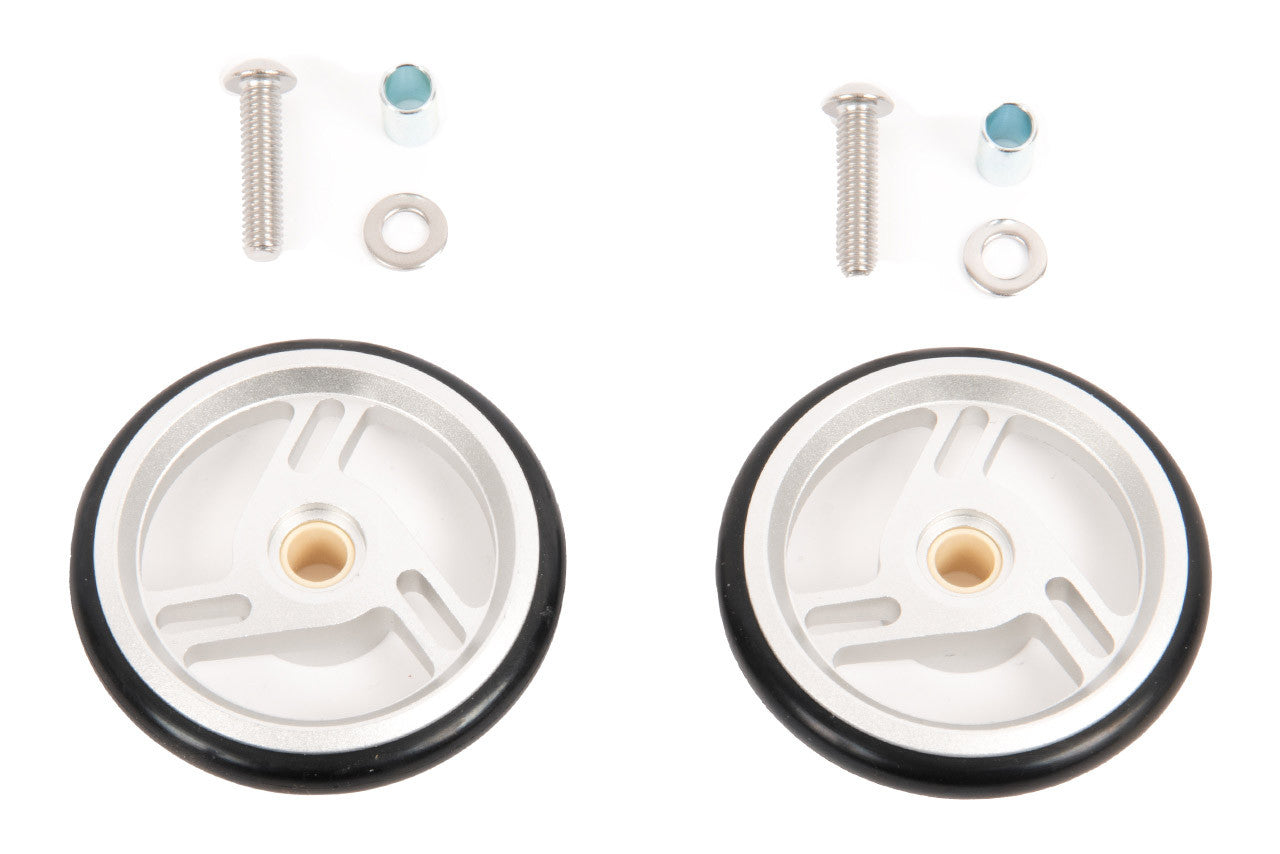Brompton ColourLab Roller Wheel Pair - A, C, P, T Line - Silver