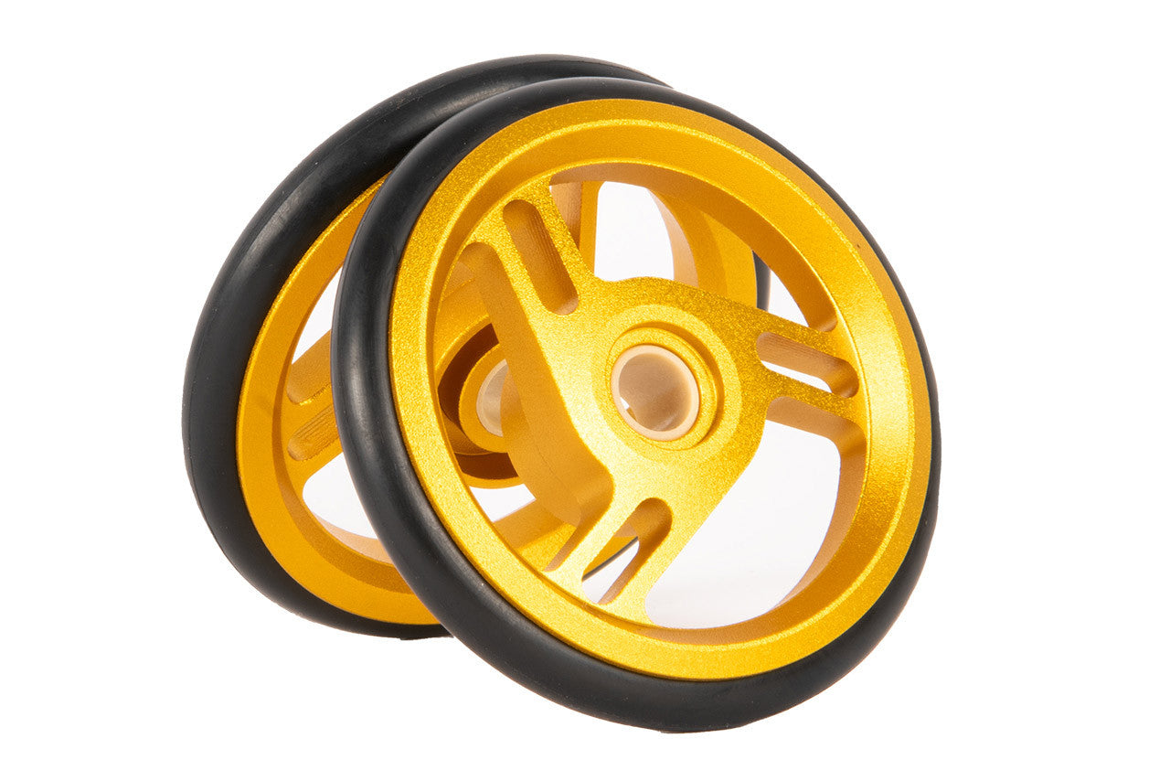Brompton ColourLab Roller Wheel Pair - A, C, P, T Line - Gold