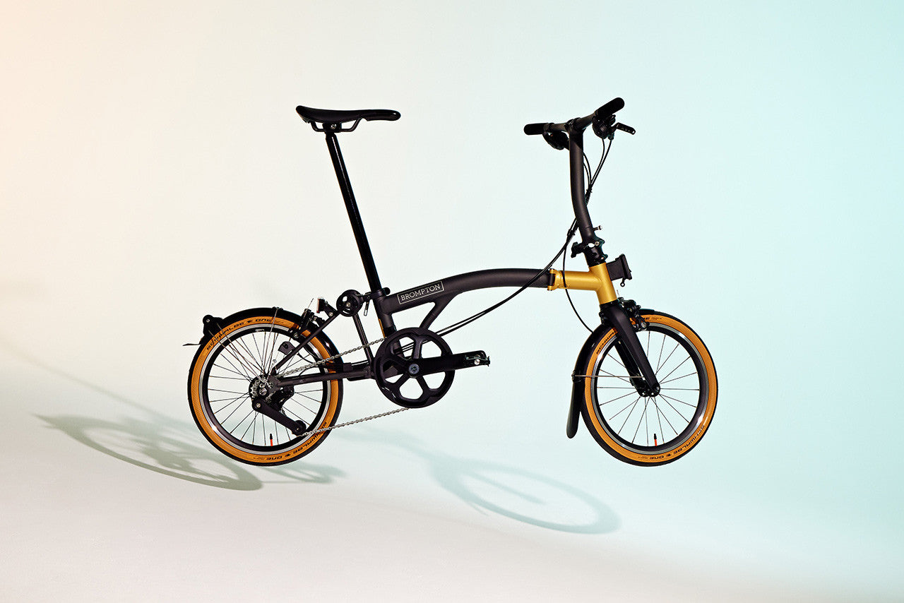 Brompton T Line Ceratech Black Gold 12-speed (Pre-order)