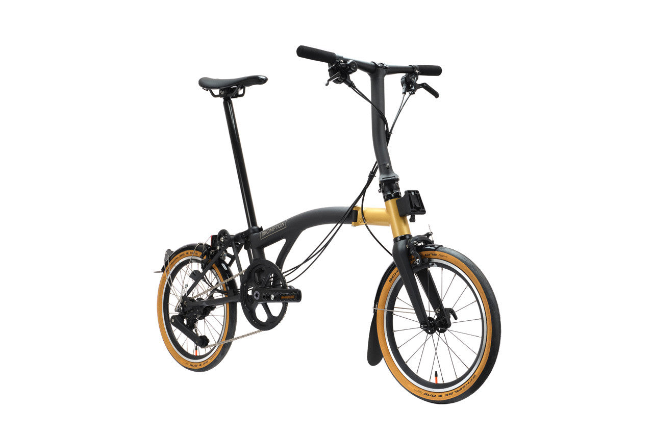Brompton T Line Ceratech Black Gold 12-speed (Pre-order)