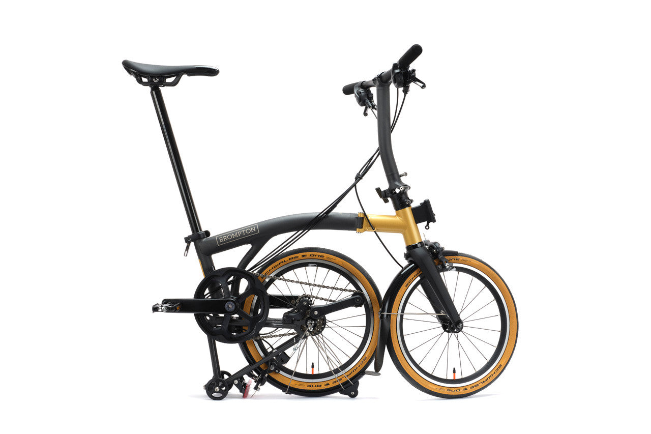 Brompton T Line Ceratech Black Gold 12-speed (Pre-order)