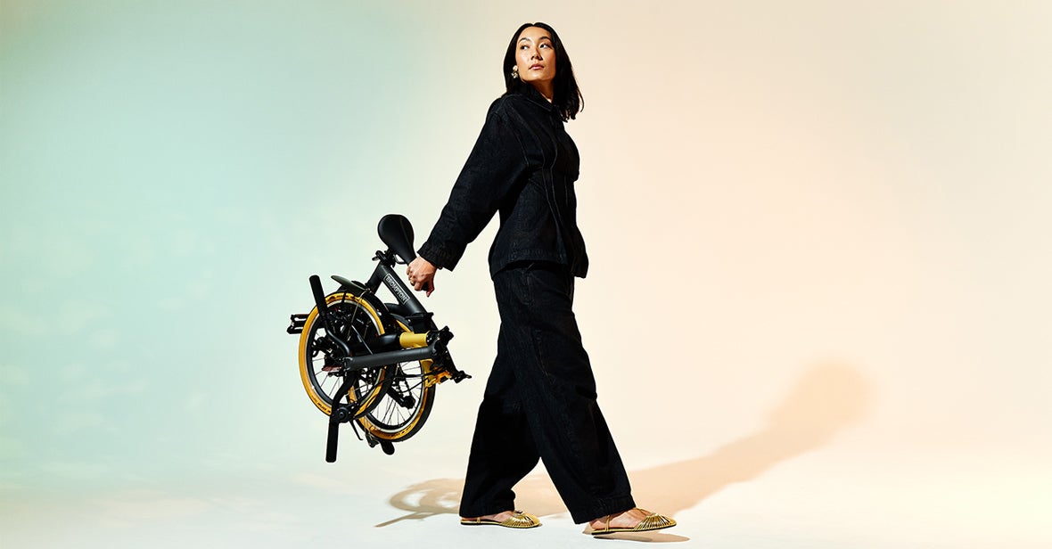 Brompton T Line Ceratech Black Gold 12-speed (Pre-order)