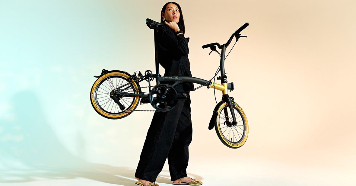 Brompton T Line Ceratech Black Gold 12-speed (Pre-order)