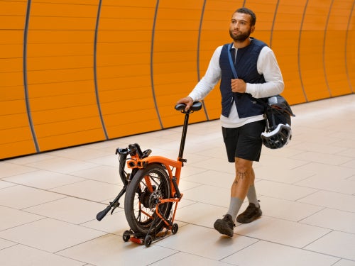 Brompton G Line with Roller Frame Adventure Orange