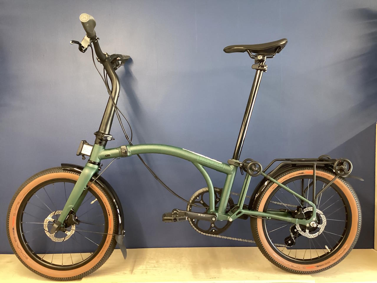 Brompton G Line with Roller Frame Forest Green