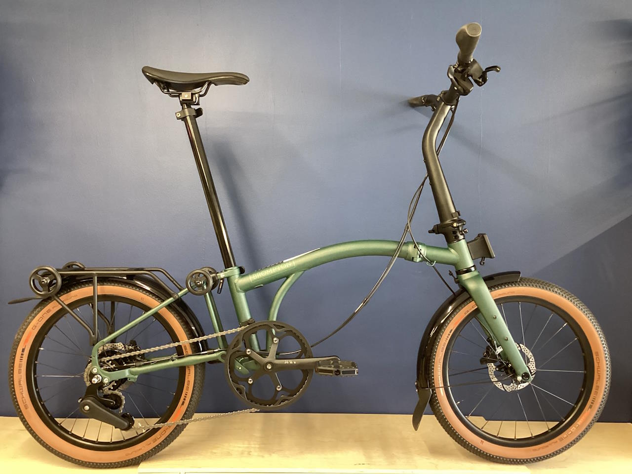 Brompton G Line with Roller Frame Forest Green