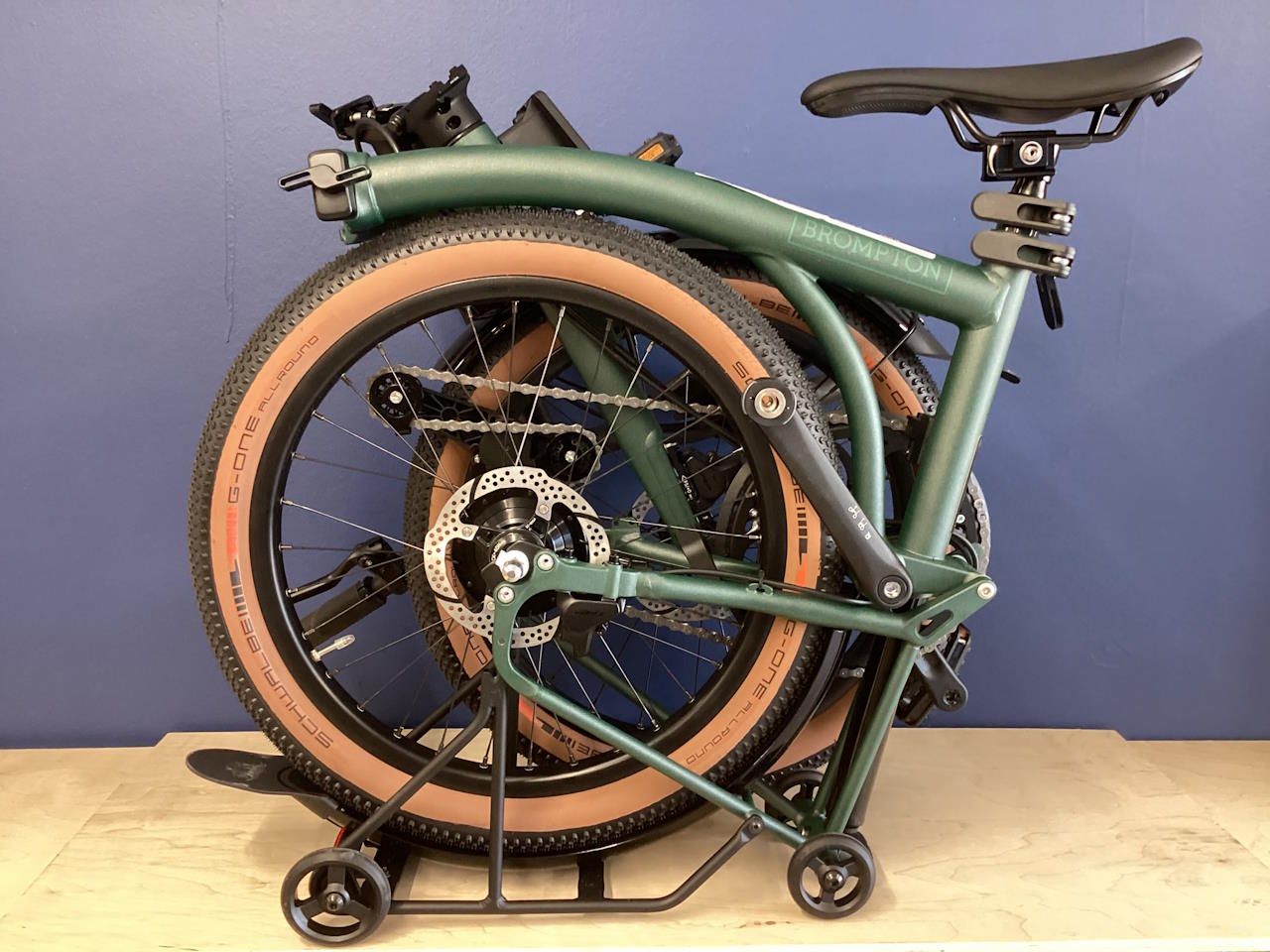 Brompton G Line with Roller Frame Forest Green