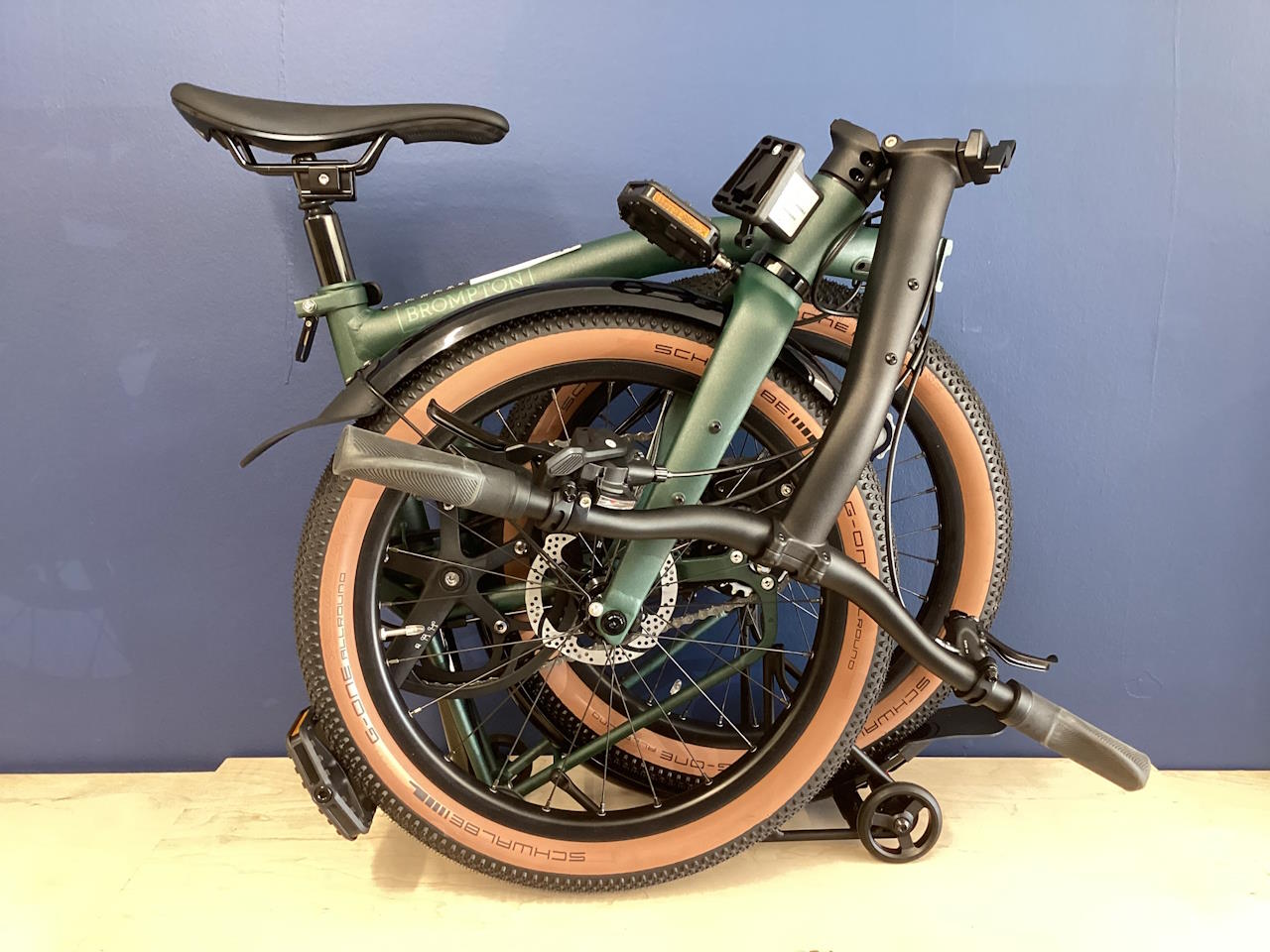 Brompton G Line with Roller Frame Forest Green
