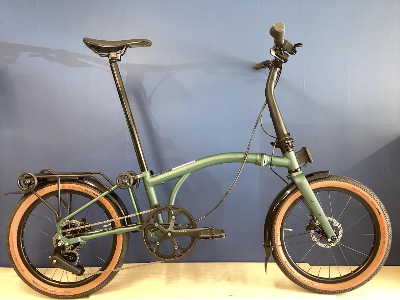 Brompton G Line with Roller Frame Forest Green