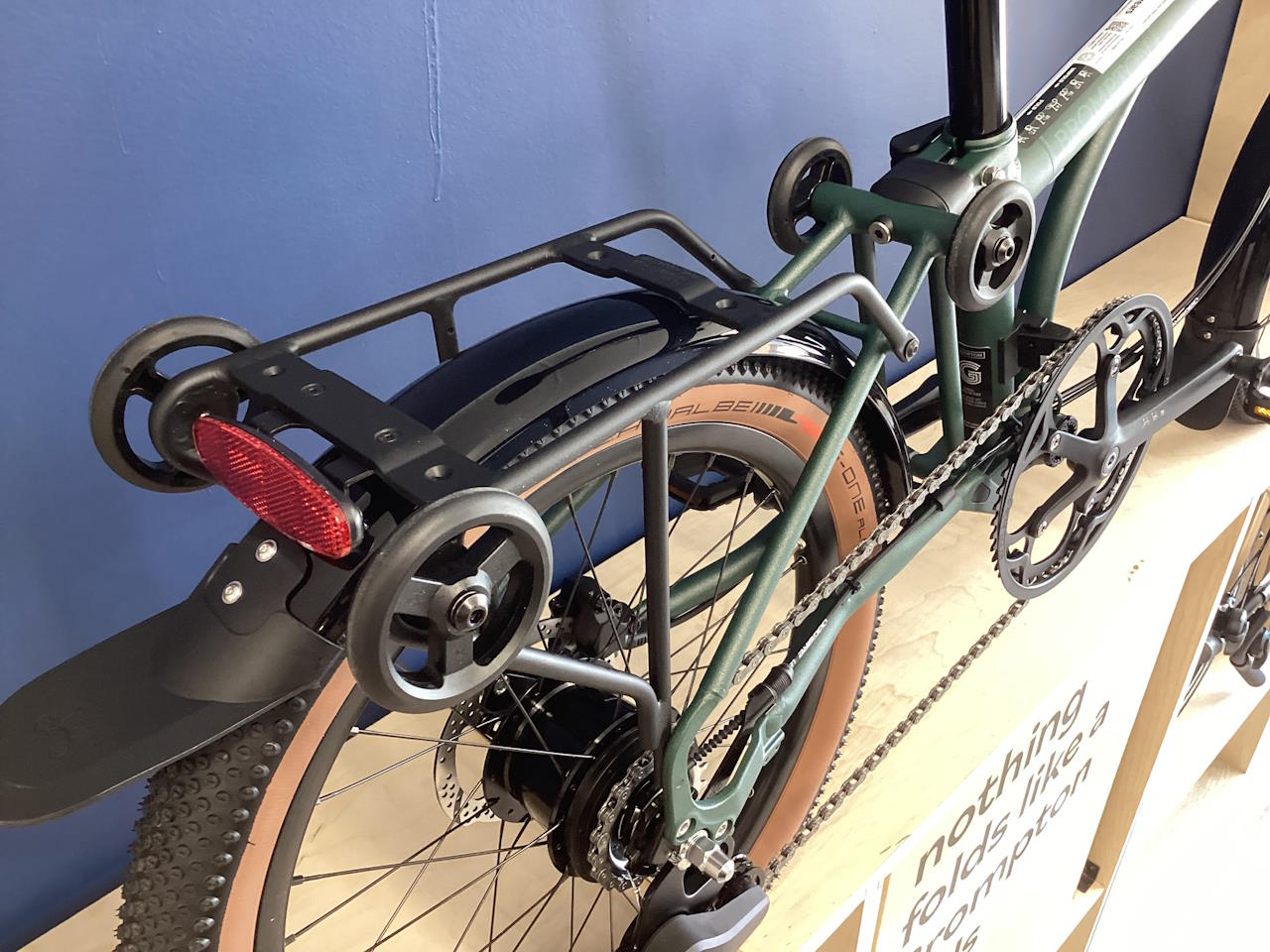 Brompton G Line with Roller Frame Forest Green