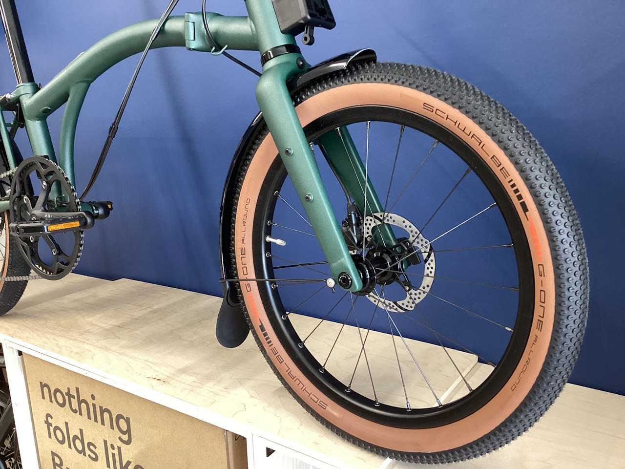 Brompton G Line with Roller Frame Forest Green