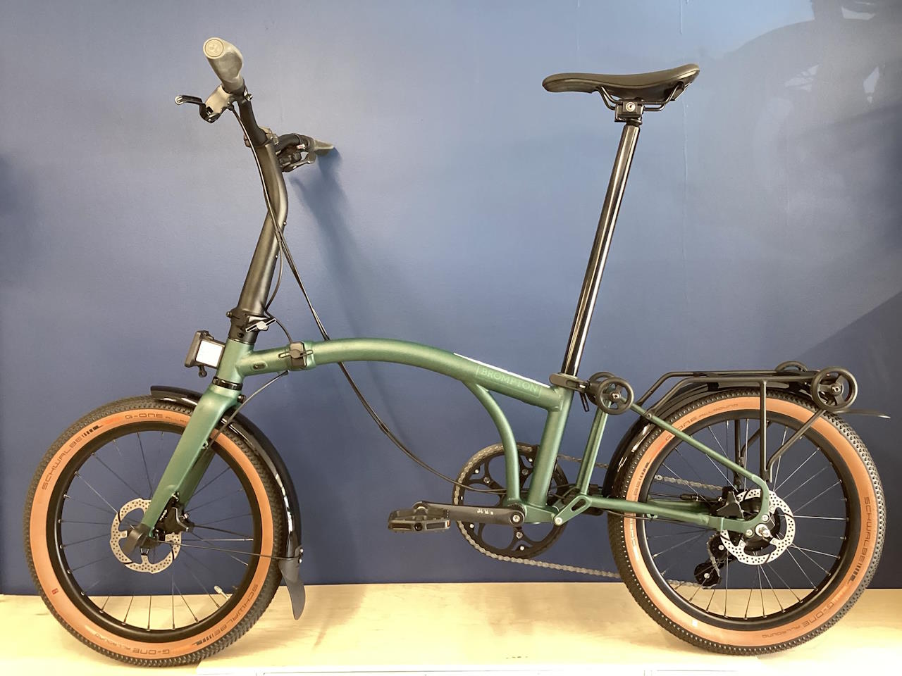 Brompton G Line with Roller Frame Forest Green