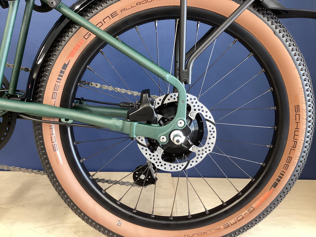 Brompton G Line with Roller Frame Forest Green