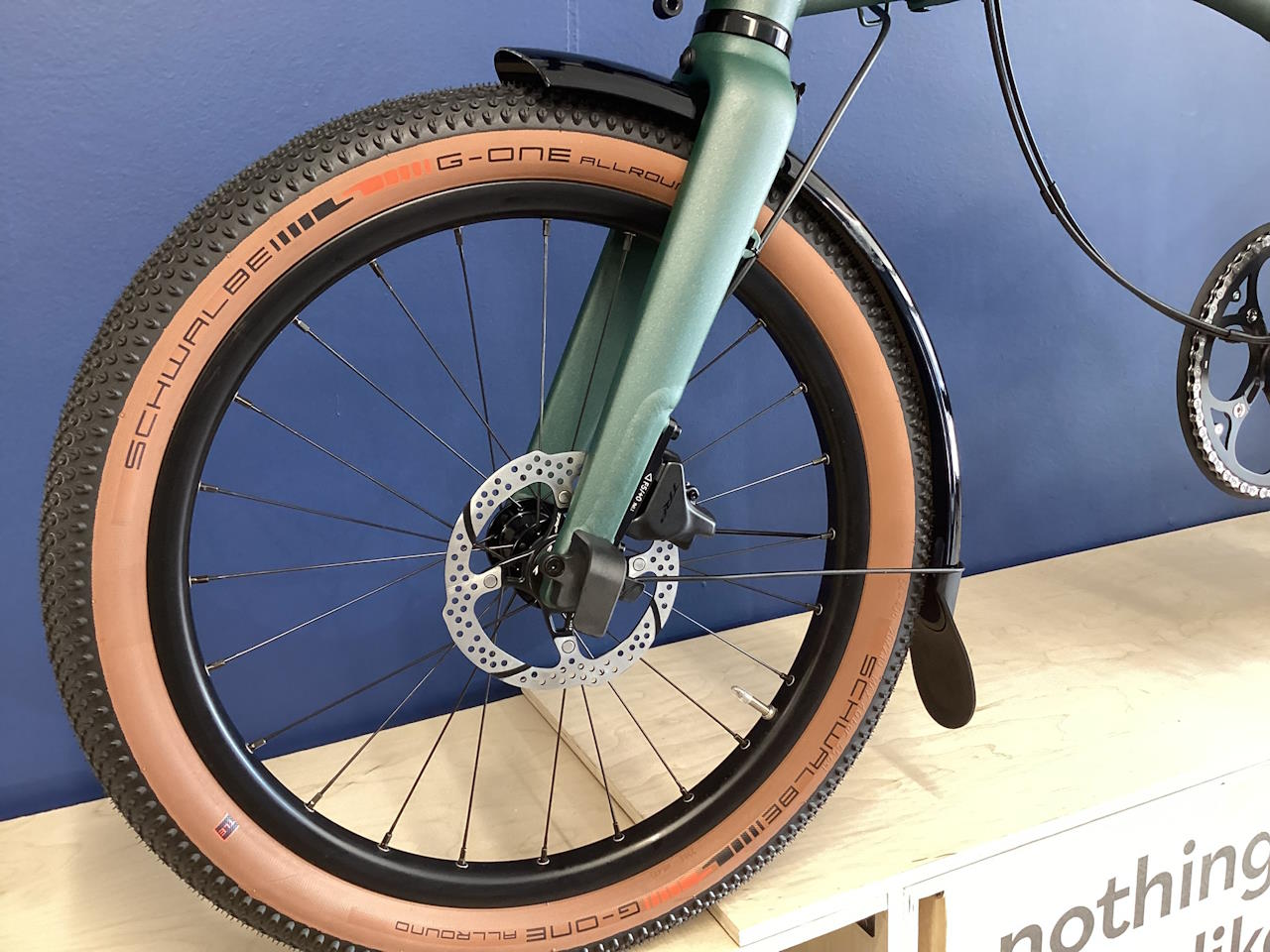 Brompton G Line with Roller Frame Forest Green