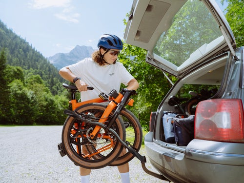 Brompton G Line with Roller Frame (8-speed) Traildust White