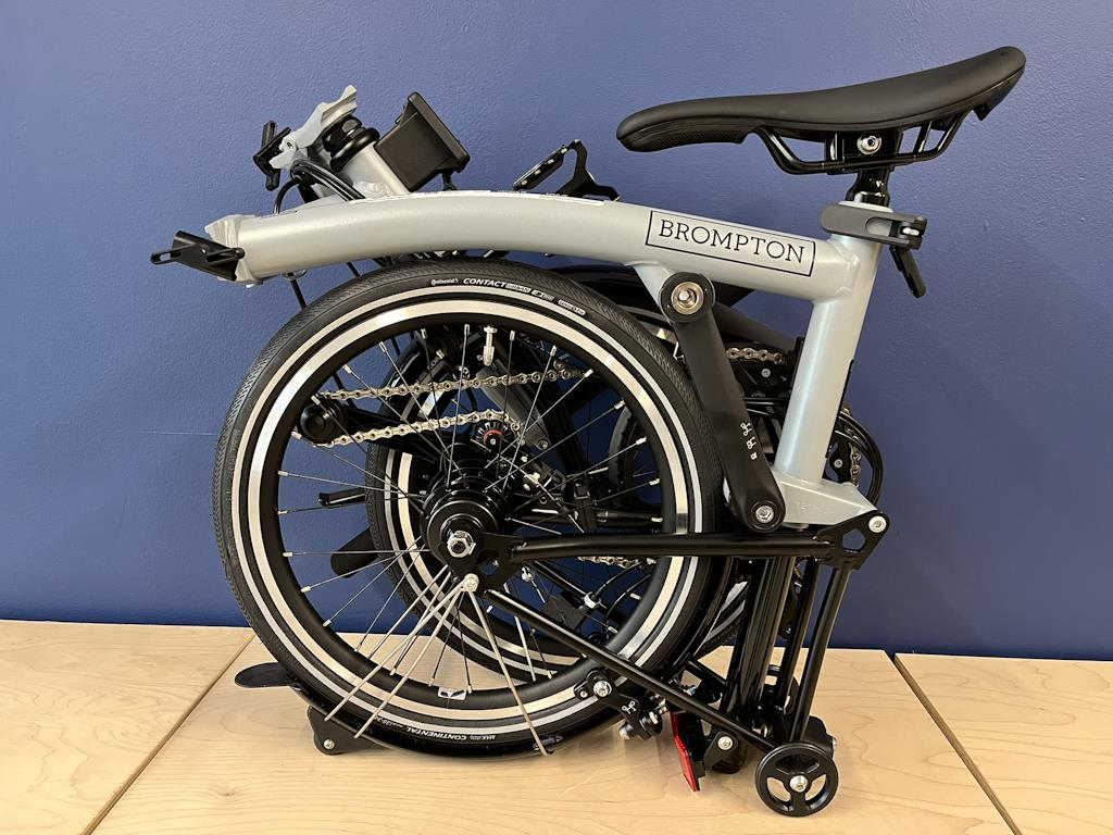 Brompton P Line Explore (12-speed) Low Lunar Ice
