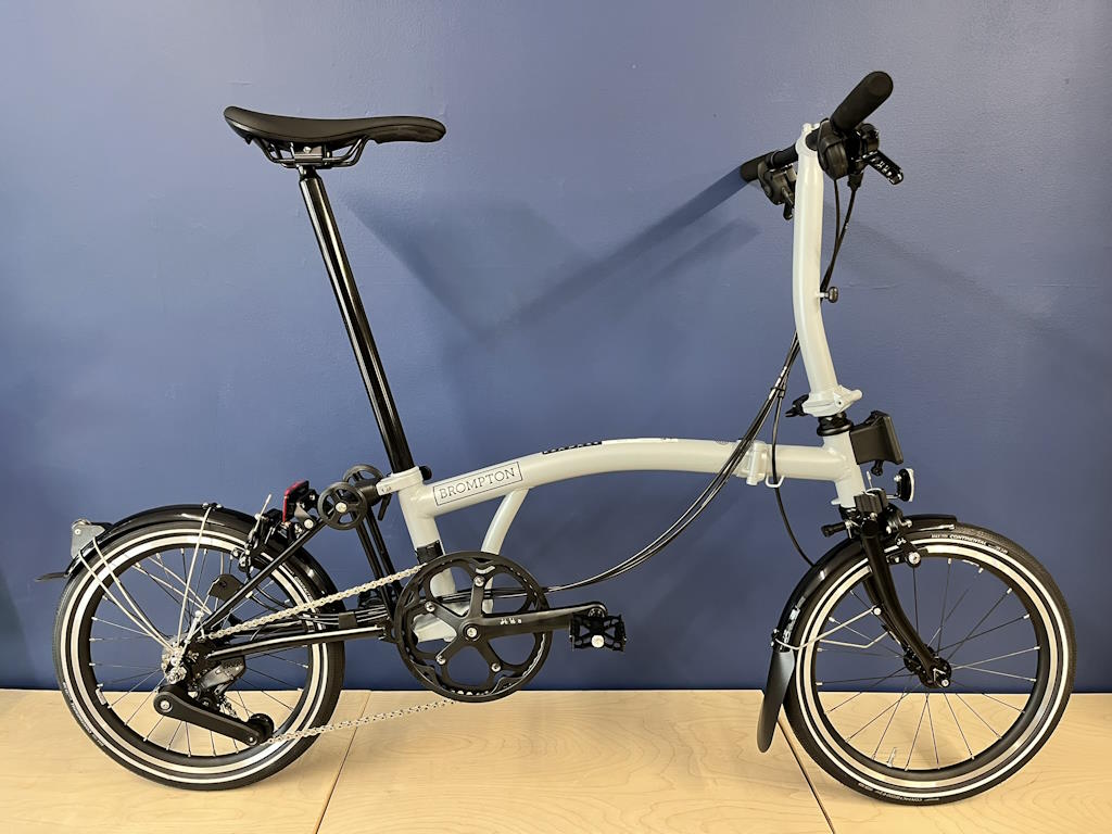 Brompton P Line Explore (12-speed) Low Lunar Ice