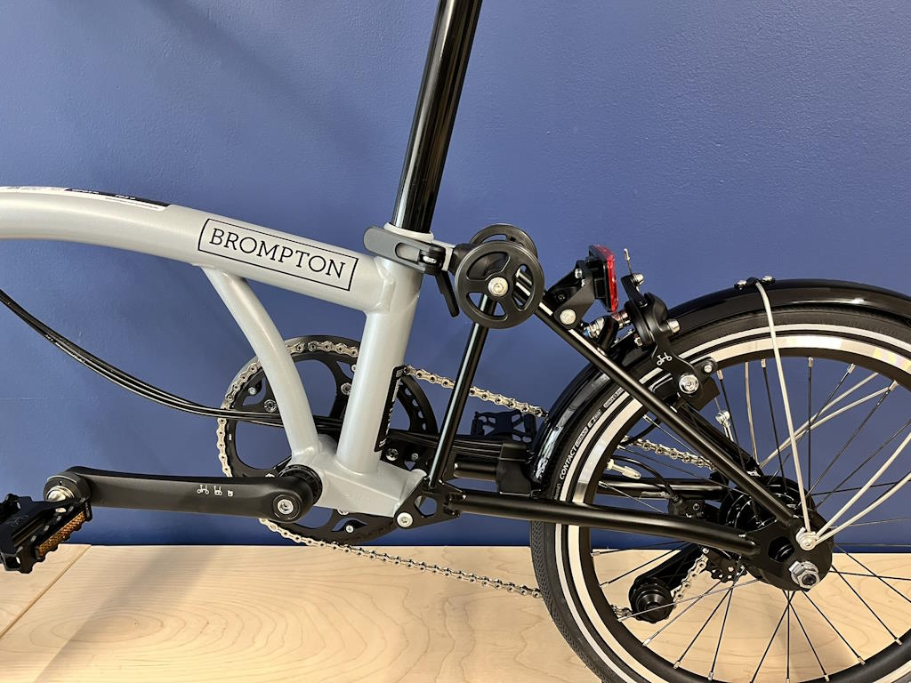 Brompton P Line Explore (12-speed) Low Lunar Ice